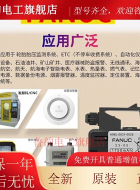 全新FANUC发那科3V电池A98L-0031-0028 A02B-0323-K102 1750mAH