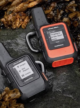美国直邮Garmin佳明inReach mini2卫星通讯器轻便 GPS定位SOS求救