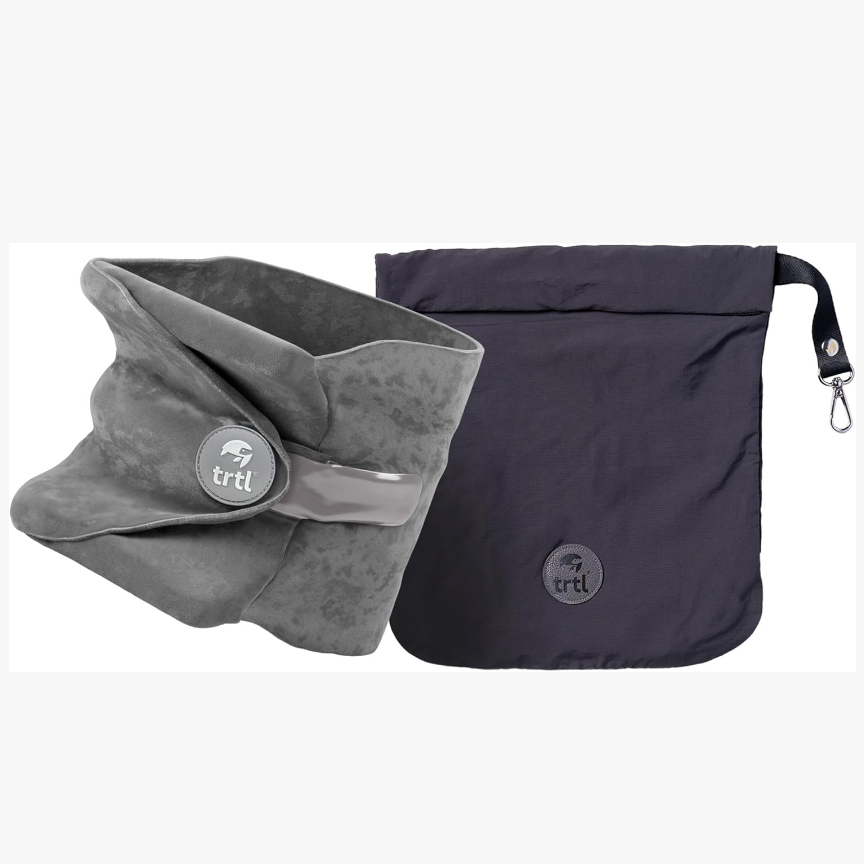 美国代购trtl Pillow旅行颈部枕头 护颈脖枕飞机高铁睡眠颈部支撑