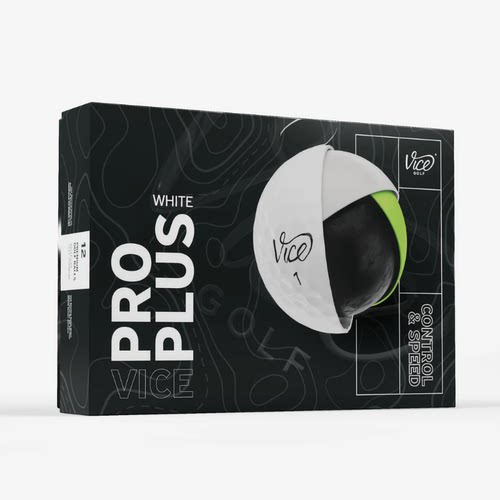 VICE Pro Plus高尔夫球白色Golf比赛级专业巡回赛礼盒装美国代购