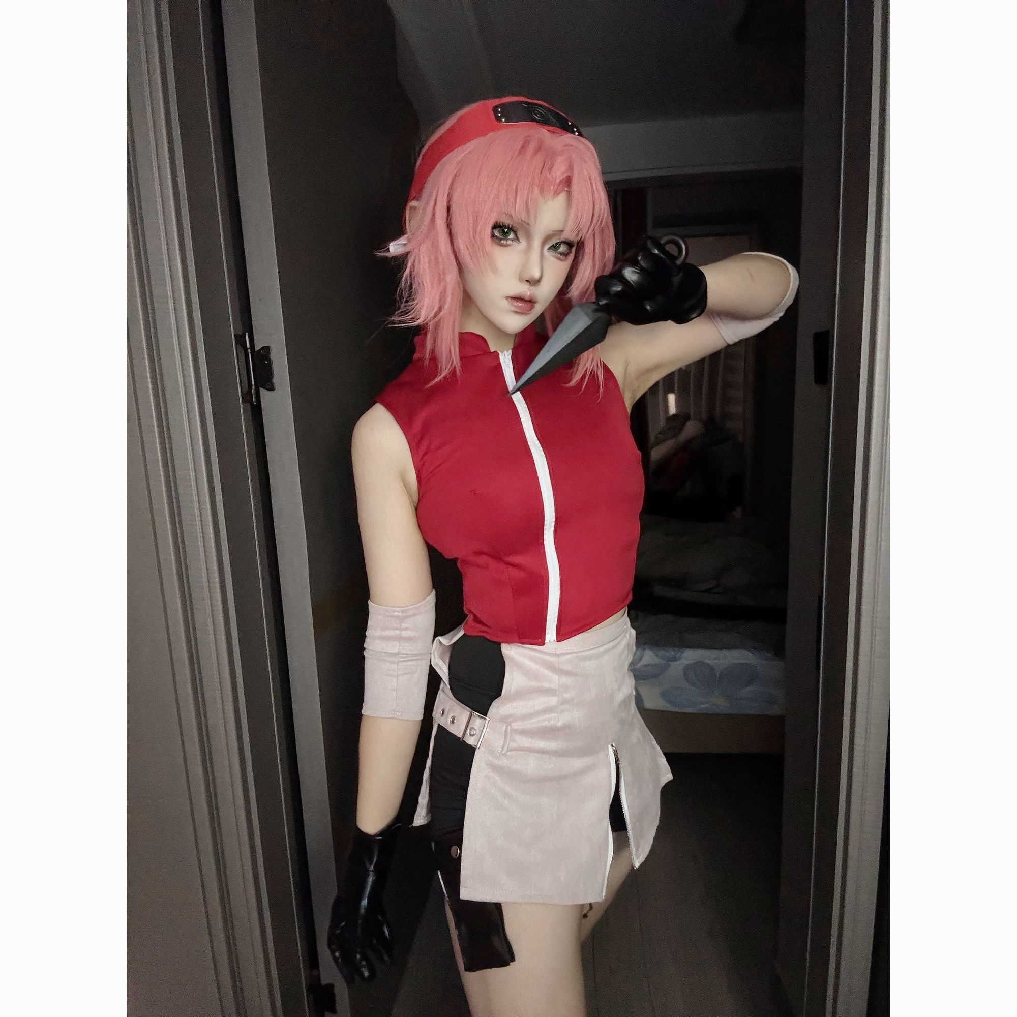春野樱cos服疾风动漫play