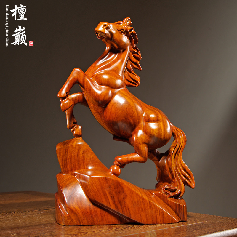 十二生肖马到成功家居客厅工艺品