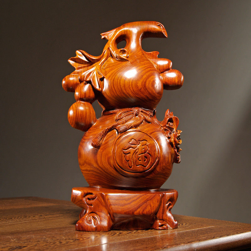 木雕葫芦家居客厅寓意工艺礼品