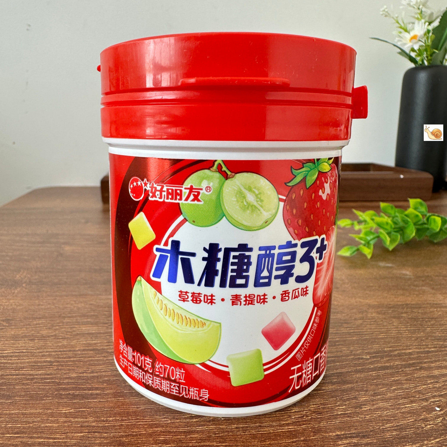 好丽友木糖醇3+无糖口香糖