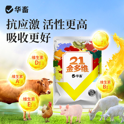 华畜活力金维电解多维兽用维生素微量元素猪牛羊鸡龟用黄金多维