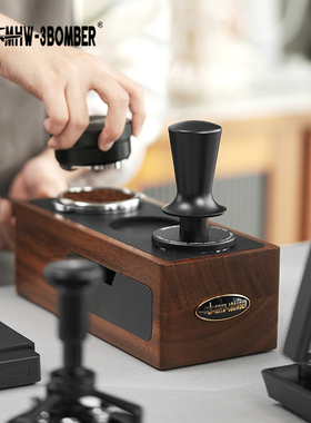 MHW轰炸机布粉压粉器51/53/58mm意式咖啡机压粉辣妈填压粉锤套装