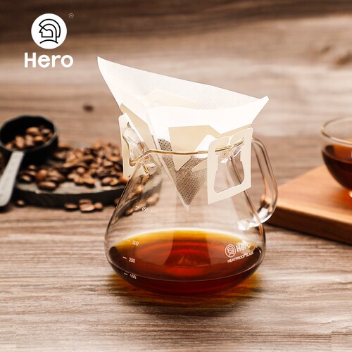 Hero咖啡滤纸V型挂耳过滤袋手冲