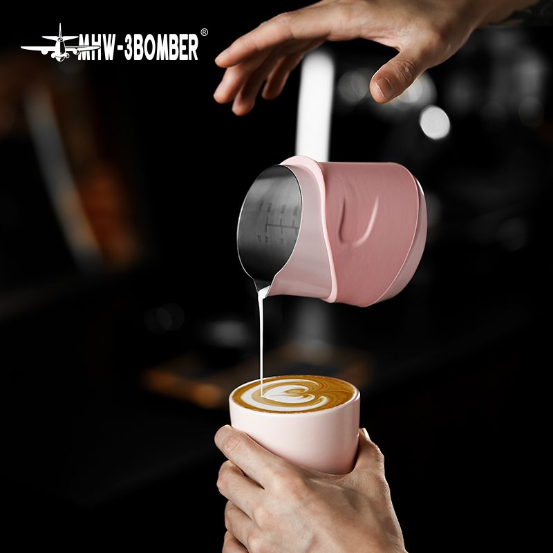 轰炸机GT无柄拉花缸咖啡拉花杯