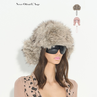 NOLA 雪系doll 超厚重长毛头包脸神器辣妹雪地雷锋护耳帽