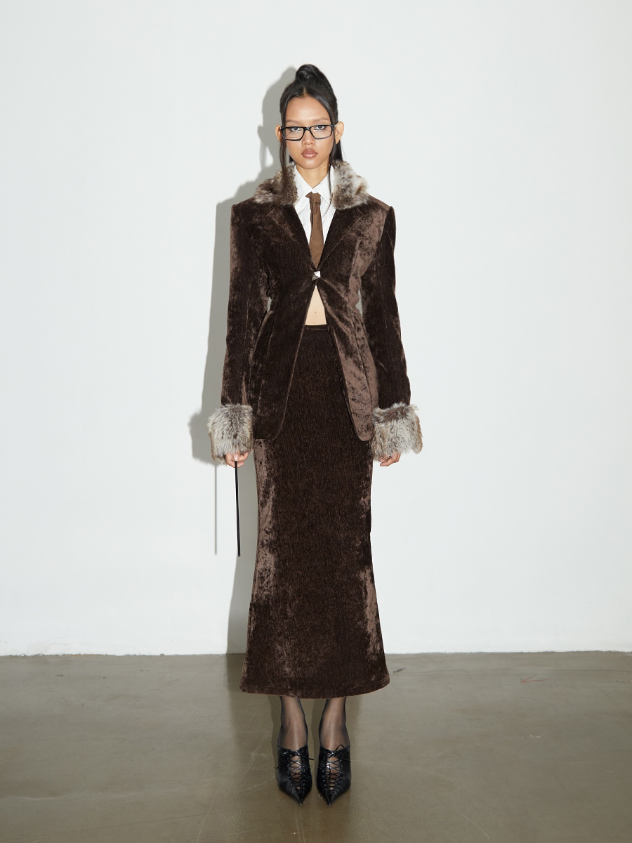 NOLA*VelvetFurSuit西装