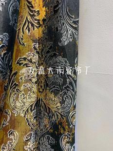 高精密绣花窗帘定制高档别墅客厅遮光精致贵气 友谊大街美式