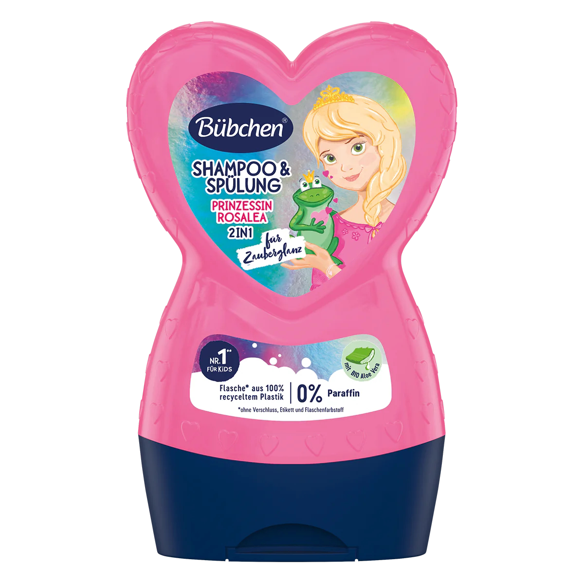 中国总代德国Bubchen贝臣女童洗护二合一230ml 小公主