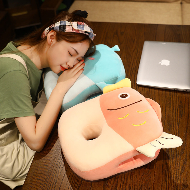 小学生午睡枕头办公室午休神器毛绒暖手捂儿童趴桌上睡觉暖手抱枕,居家布艺,午睡枕,淘宝优惠券,粉丝福利购,淘宝优惠卷