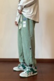 XZ230-1-22K02新款大码港风日系复古灯芯绒排扣休闲束脚裤P55控68，男装休闲裤，星座230-1