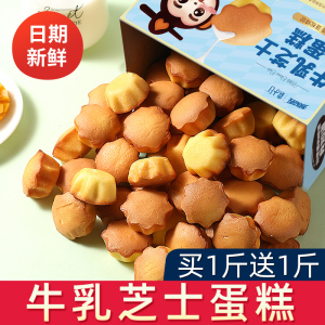 牛乳芝士蛋糕营养小面包早餐点心整箱小包装零食品办公室休闲小吃