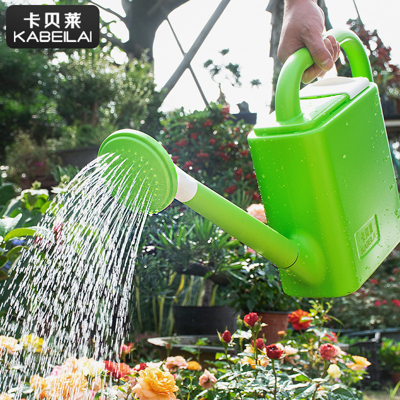 淋花洒水壶浇花家用大号长嘴蓬壶大容量养花浇水壶浇菜神器洒水桶_虎窝淘