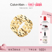 女士戒指 CK风尚小银方时尚 情人节礼物 CalvinKlein官方正品