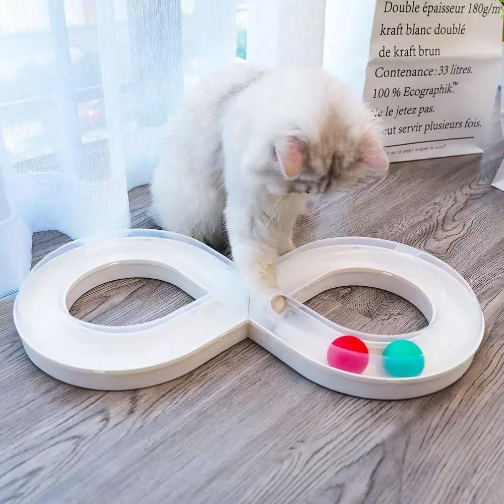 转盘逗猫隧道套装自嗨解闷