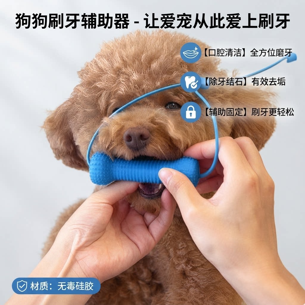 狗狗刷牙辅助器磨牙棒除牙结石