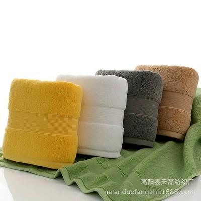 浴巾纯棉 650克 加厚柔软吸水酒店全棉素色厂家直销