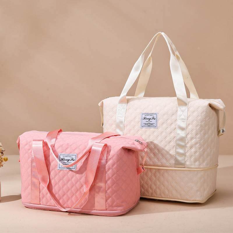 EMBROIDERY THREAD LARGE CAPACITY WET AND DRY SEPARATION WAITING FOR PRODUCTION SHOULDER STORAGE FITNESS SPORTS DUFFEL BAG TRAVEL BAG TIDE STYLE