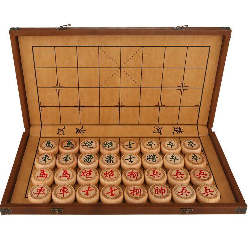象棋批发 中国象棋榉木套装棋盘成人折叠家用儿童学生大号实木