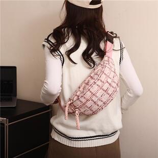 新款女士胸包大容量轻便休闲潮搭少女斜挎包外出旅行休闲小挎包定