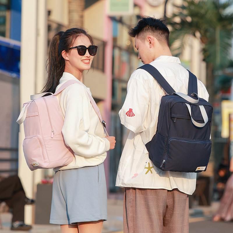 SIMPLE AND FASHIONABLE FOLDABLE BACKPACK TRAVEL BACKPACK LARGE-CAPACITY LEISURE TRAVEL STUDENT SCHOOLBAG MANUFACTURER