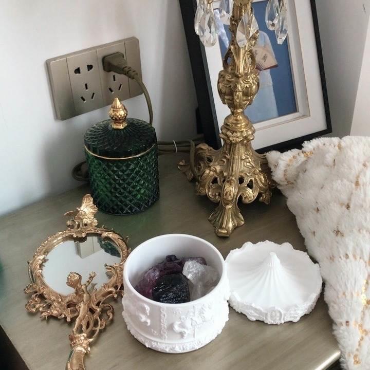 香薰精油水晶石扩香石旋转木马香氛室内收纳摆件小众伴手礼