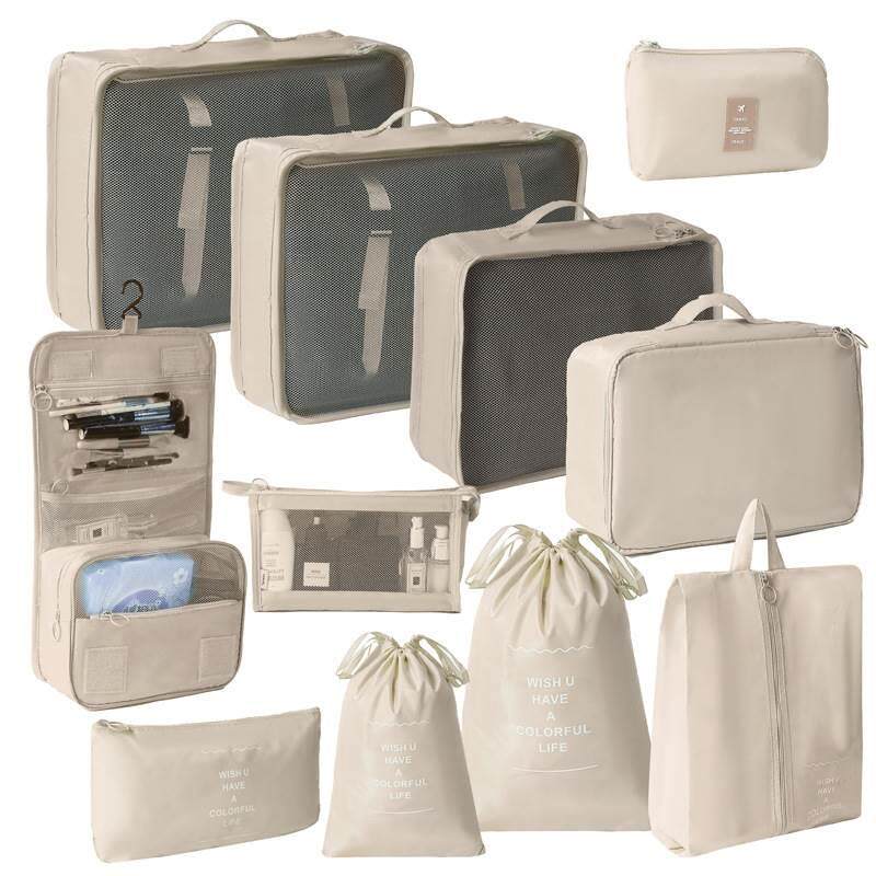 여행수납가방 678점 세트 여행복과 속옷 분류가방 신발 데이터케이블 여행수납가방