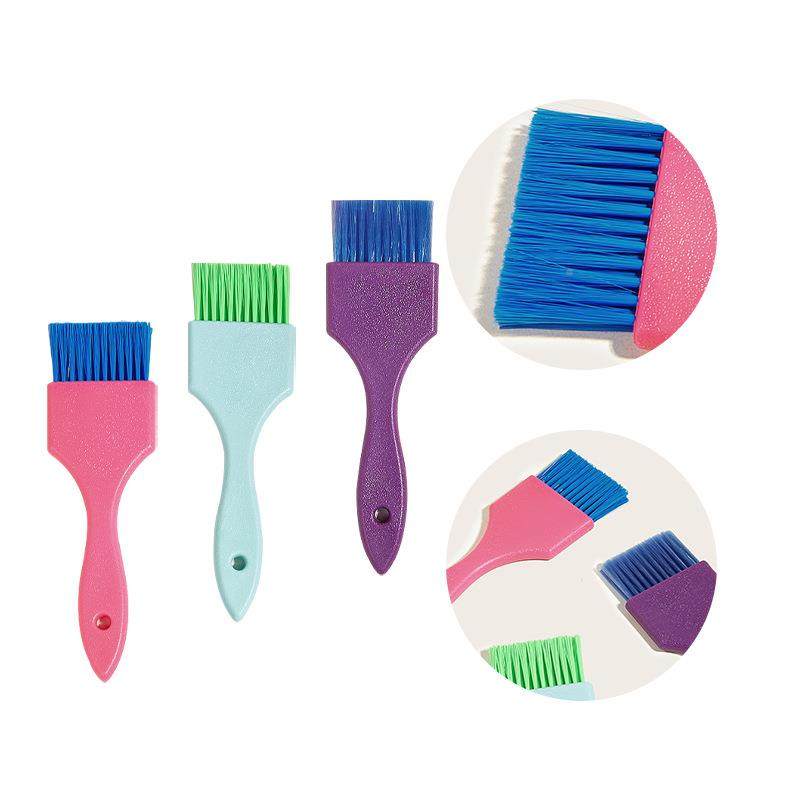 耐磨耐用三色可选专业染发烫发焗油刷大板软毛刷磨砂防滑尼龙毛刷