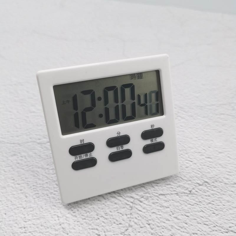 新款电子时钟计时器时钟厨房烘焙倒计时器带电子闹钟定时器WL200