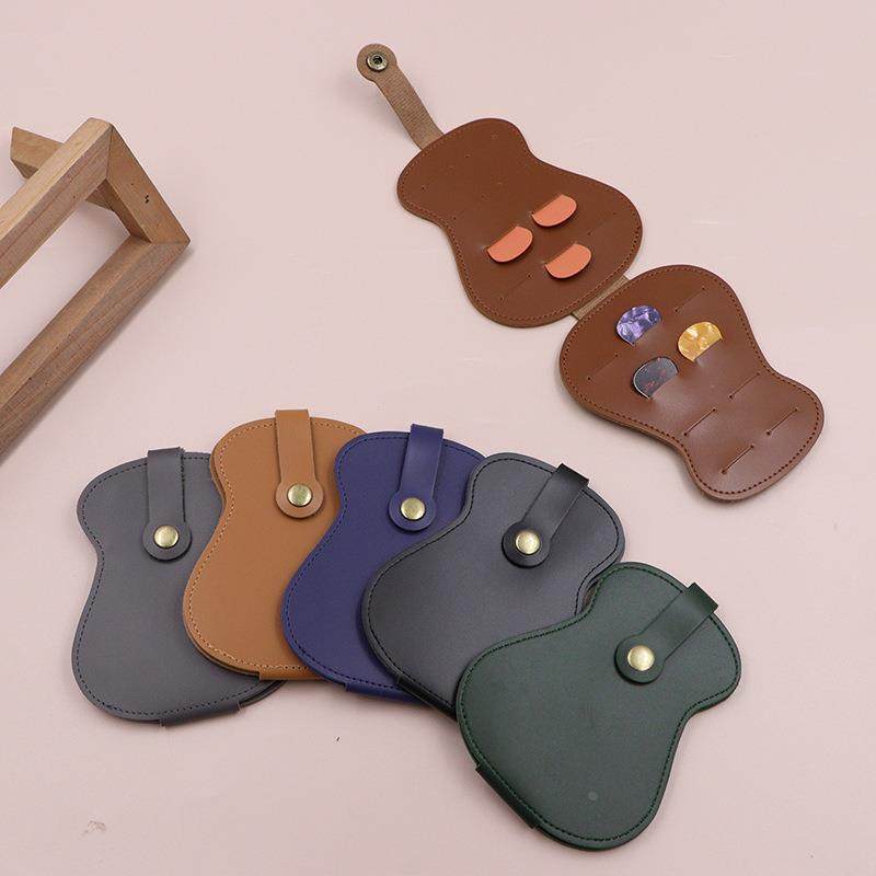 现货创意大容量吉他拔片收纳包 乐器配件通用收纳盒定制