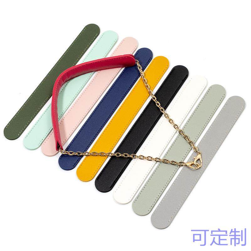 单肩斜跨包减压皮革肩垫防勒防滑皮质肩托水桶包改造背带肩垫配件