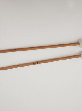 打击乐配件S-05白色毛毡头定音槌木质定音鼓锤行进鼓鼓棒军鼓鼓槌