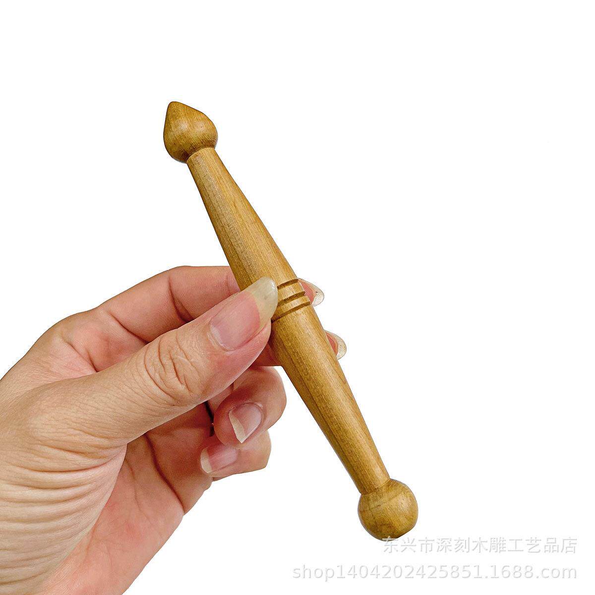 木制按摩棒 越南香木点穴棒 木质经络笔拨筋棒全身通用木质按摩器