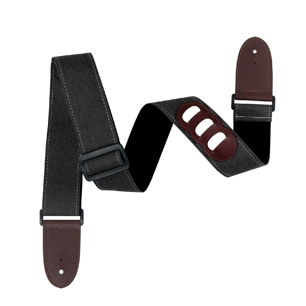 吉他背带木吉他电吉他背带棉质背带可拨片收纳功能牛仔背带送拨片