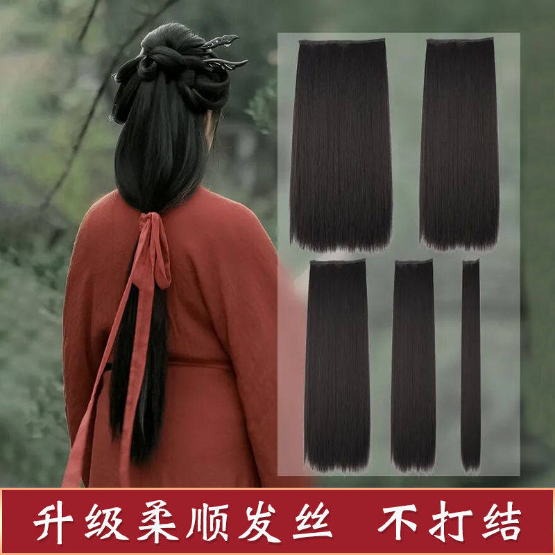 直售假发古装造型假发发排影楼影视剧发型演出汉服柔顺发片
