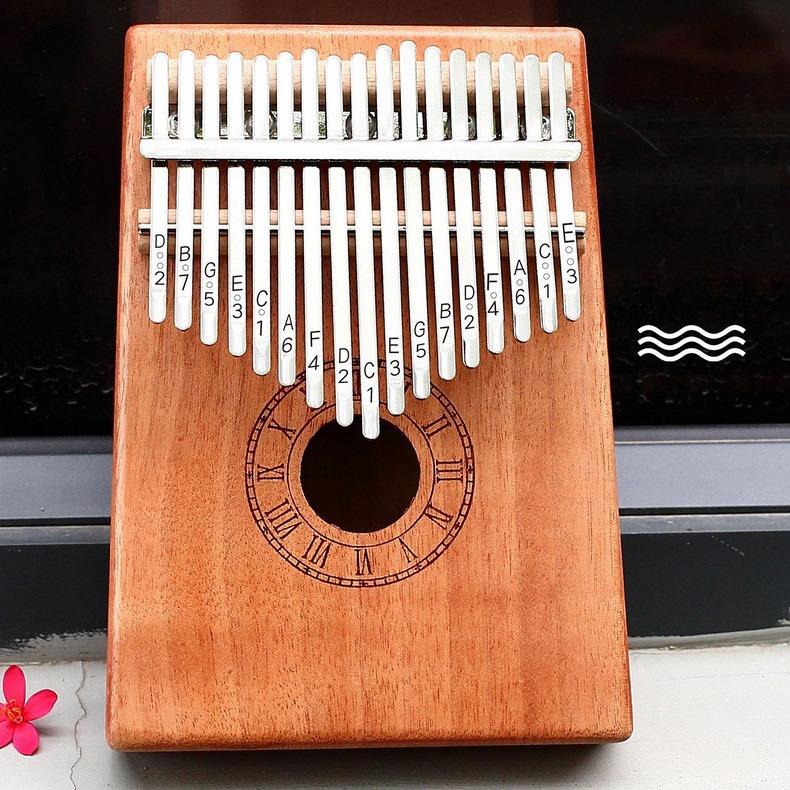 17音拇指琴 卡林巴琴手指琴手拨琴桃花芯kalimba不用学就会的乐器
