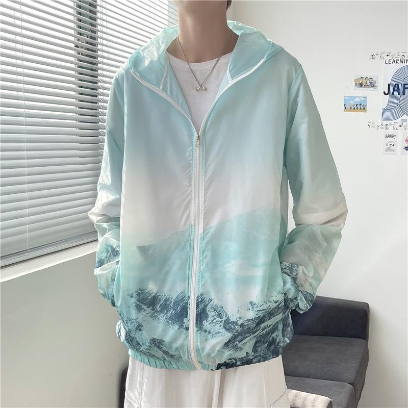 防晒服男夏季薄款透宽松透气潮牌外套夏天青少年防晒衣潮流百搭