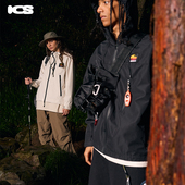 ics 张晚意同款 iconslab落日标机能三防冲锋衣连帽户外夹克