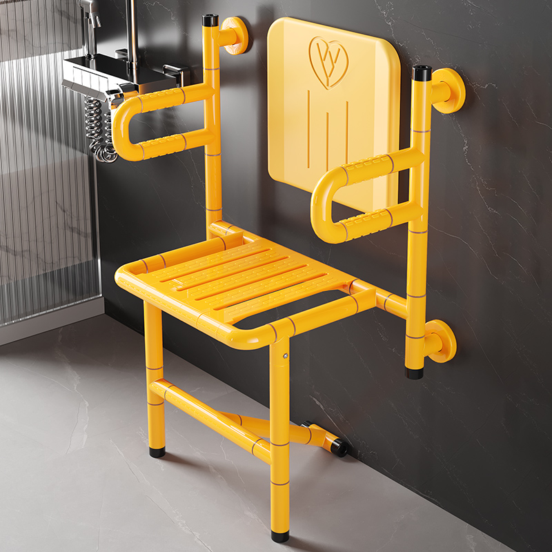 浴室折叠凳老人洗澡专用椅残疾人卫生间安全防滑座椅壁挂式沐浴椅