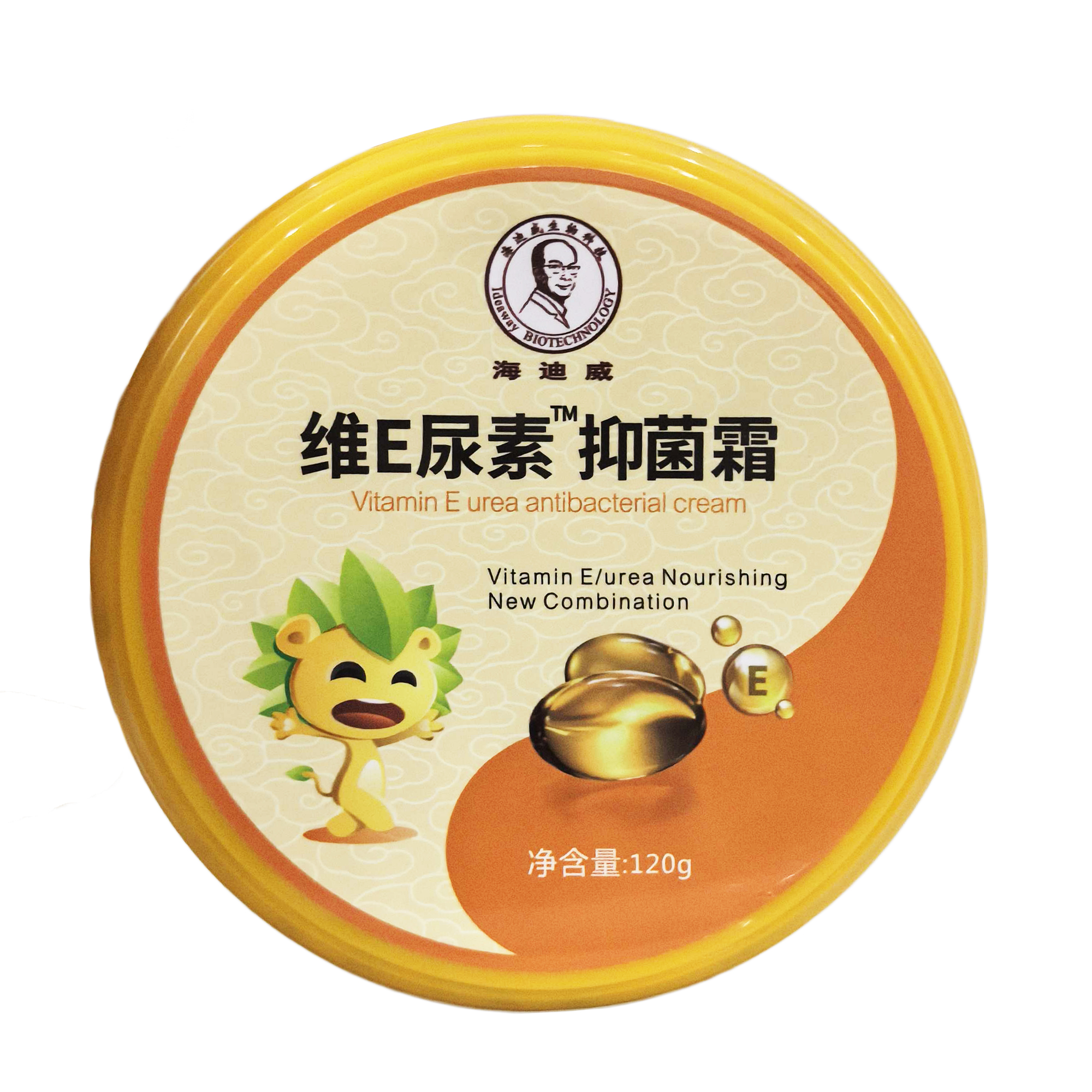 海迪威维E尿素抑菌霜 120g/罐