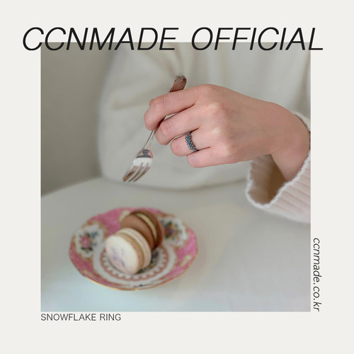 【预售】CCNMADE｜SNOWFLAKE RING编织戒指 MAMAMOO辉人同款