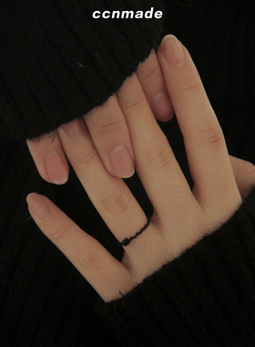 [现货]BLACK CUBE RING ALL BLACK韩国原创TXT崔然竣同款戒指