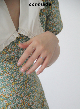 【预售】SWEET RESULT RING韩国琉璃珠宣美同款串珠编织戒指 配饰