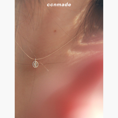 [部分现货]尹恩惠推荐Rounded silver pendant原创迷你纯银项链