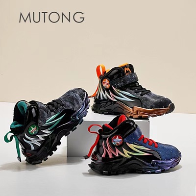 牧童童鞋男童冬季运动鞋