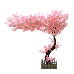 仿真樱花树桃花树仿真花假树大型网红许愿树公司大堂门口摆设装饰