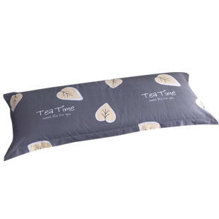 100%全棉双人枕套1米5纯棉一米二长枕套长款枕头套1.8m长款枕芯套